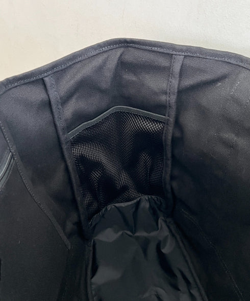 THE NORTH FACE(ザ・ノースフェイス)/ALL-DAY TOTE L_PLUS/TNF A4 PC収納 ビッグサイズ トートバッグ 横型トート コットン素材 | IM1261013 | ブラック