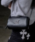 MUCENT(ムセント)/軽量 コンパクト メタルロゴ ミニ ショルダーバッグ/ARA METAL LOGO MINI SHOULDER BAG | AT1261016 | ブラック