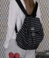 MUCENT(ムセント)/軽量 ストライプ ボーダー ミニ ドローコード ドローストリング ナップザック リュック バックパックMUTE STRIPE MINI BACK PACK | AT1261018 | その他1