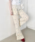 ダブルフリル花柄フレアパンツ | SL2265030 | アイボリー