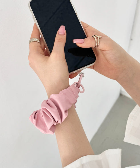 PUギャザースマホストラップ | SL6265038 | ピンク
