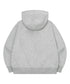 MUCENT(ムセント)/レオパード ドット エンジェル フード ジップアップ フルジップパーカー/SAR LEOPARD SYLPH DOT ANGEL HOOD ZIP-UP | AT2261026 | グレー