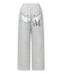 MUCENT(ムセント)/ワイド ルーズ レオパード ドット エンジェル スウェットパンツ/SAR LEOPARD SYLPH DOT ANGEL SWEAT PANTS | AT2261027 | グレー