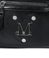 MUCENT(ムセント)/2WAY コニック メタル ロゴ スタッズ ベルト ショルダー ハンドバッグ/KONIC METAL LOGO STUD SHOULDER BAG | AT1261028 | ブラック