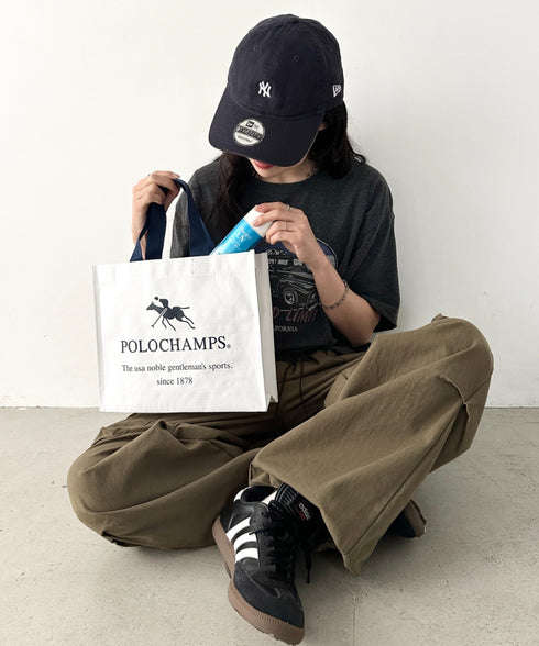 POLOCHAMPS(ポロチャンプス)/SHOPPER BAG ショッパーバッグ トートバッグ エコバッグ | IM1261030 | ホワイト