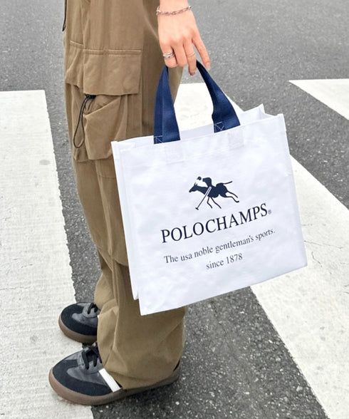 POLOCHAMPS(ポロチャンプス)/SHOPPER BAG ショッパーバッグ トートバッグ エコバッグ | IM1261030 | ホワイト