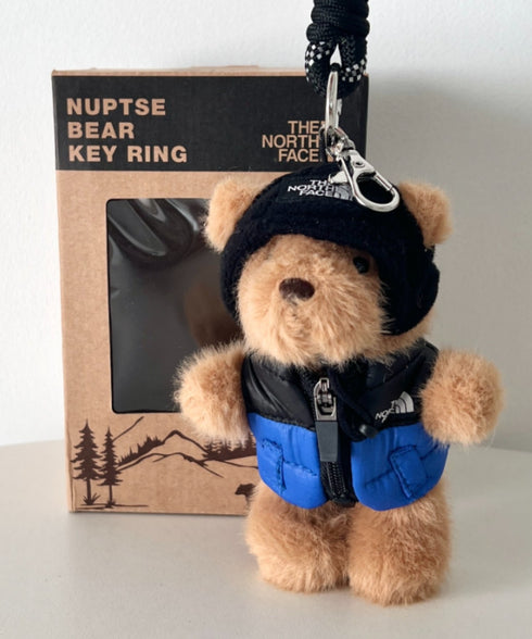 THE NORTH FACE(ザ・ノースフェイス)/ヌプシベスト キーホルダー ベア クマさん マスコット キーホルダー キーリング バッグチャーム/NUPTSE VEST BEAR KEYRING | IM6261031 | ブルー