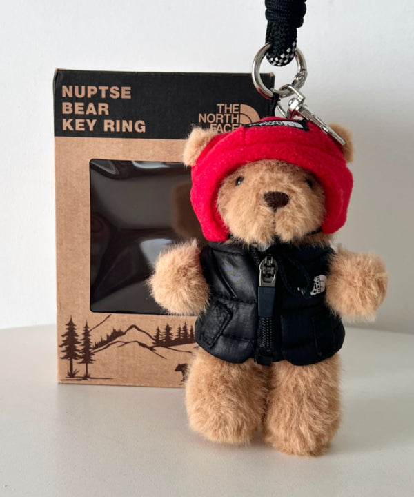 THE NORTH FACE(ザ・ノースフェイス)/ヌプシベスト キーホルダー ベア クマさん マスコット キーホルダー キーリング バッグチャーム/NUPTSE VEST BEAR KEYRING | IM6261031 | ブラック