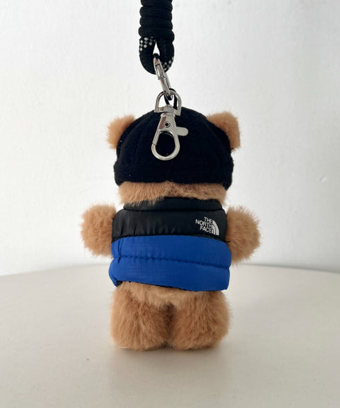 THE NORTH FACE(ザ・ノースフェイス)/ヌプシベスト キーホルダー ベア クマさん マスコット キーホルダー キーリング バッグチャーム/NUPTSE VEST BEAR KEYRING | IM6261031 | ブルー