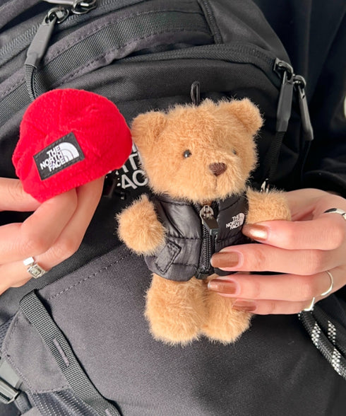 THE NORTH FACE(ザ・ノースフェイス)/ヌプシベスト キーホルダー ベア クマさん マスコット キーホルダー キーリング バッグチャーム/NUPTSE VEST BEAR KEYRING | IM6261031 | ブラック
