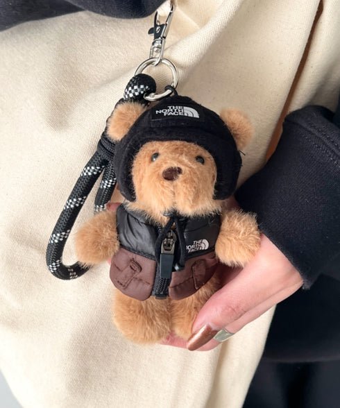 THE NORTH FACE(ザ・ノースフェイス)/ヌプシベスト キーホルダー ベア クマさん マスコット キーホルダー キーリング バッグチャーム/NUPTSE VEST BEAR KEYRING | IM6261031 | ブラウン
