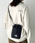 THE NORTH FACE(ザ・ノースフェイス)/ミニショルダー クロスバッグ スマホショルダー ポーチ ロゴプリント/LINDEN STRING BAG MINI | IM1261032 | ブラック