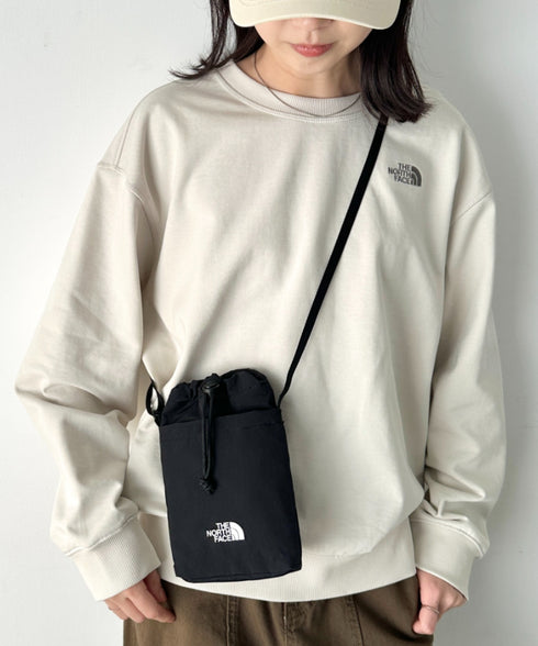 THE NORTH FACE(ザ・ノースフェイス)/ミニショルダー クロスバッグ スマホショルダー ポーチ ロゴプリント/LINDEN STRING BAG MINI | IM1261032 | ブラック