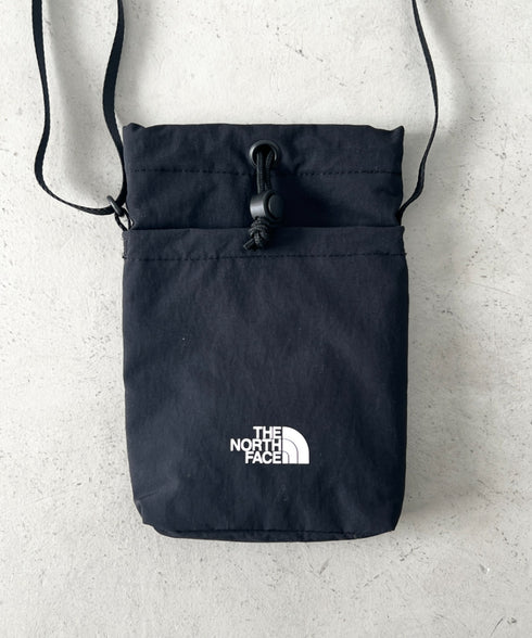 THE NORTH FACE(ザ・ノースフェイス)/ミニショルダー クロスバッグ スマホショルダー ポーチ ロゴプリント/LINDEN STRING BAG MINI | IM1261032 | ブラック