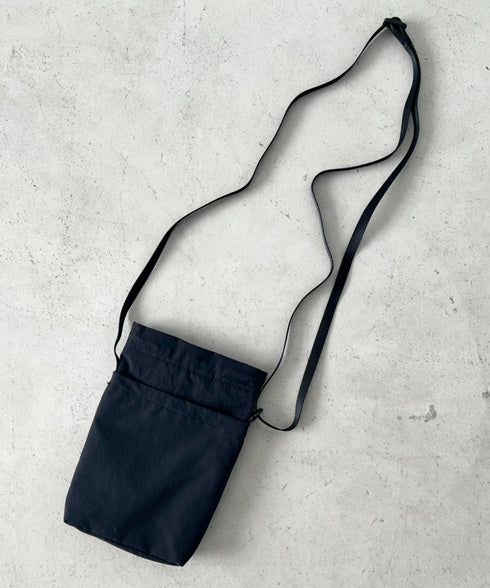 THE NORTH FACE(ザ・ノースフェイス)/ミニショルダー クロスバッグ スマホショルダー ポーチ ロゴプリント/LINDEN STRING BAG MINI | IM1261032 | ブラック
