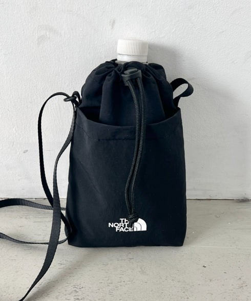 THE NORTH FACE(ザ・ノースフェイス)/ミニショルダー クロスバッグ スマホショルダー ポーチ ロゴプリント/LINDEN STRING BAG MINI | IM1261032 | ブラック