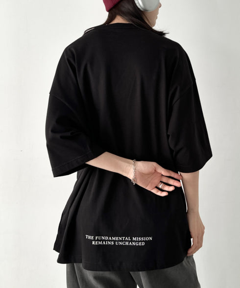 【】 THE NORTH FACE(ザ・ノースフェイス)/ルーズフィット ポケT クルーネック オーバーサイズ ユニセックス ポケット付き コットン 半袖 Tシャツ /POCKET S/S R/TEE | IM2261033 | ブラック