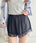 ダブルリボンサテンショートパンツ | LO2265043 | ブラック