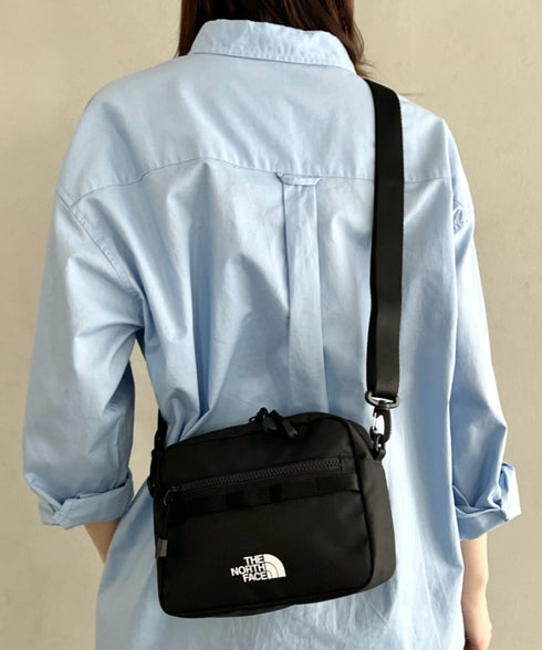 THE NORTH FACE(ザ・ノースフェイス)/軽量 スクエア ショルダーバッグ スタンダード クロスバッグ ロゴプリント/STANDARD CROSS BAG | IM1261038 | ブラック