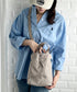 THE NORTH FACE(ザ・ノースフェイス)/ロゴプリント 軽量 巾着バッグ バケットバッグ ミニショルダーバッグ/BONNEY BUCKET BAG MINI | IM1261039 | ブラウン