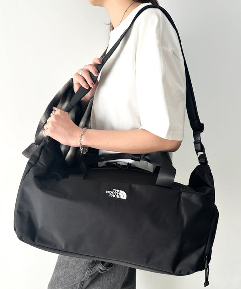 THE NORTH FACE(ザ・ノースフェイス)/2WAY 大容量 ショルダー ボストン トラベル ダッフルバッグ ロゴプリント/SP DUFFLE BAG M | IM1261040 | ブラック