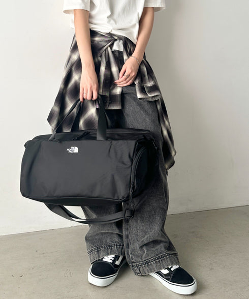THE NORTH FACE(ザ・ノースフェイス)/2WAY 大容量 ショルダー ボストン トラベル ダッフルバッグ ロゴプリント/SP DUFFLE BAG M | IM1261040 | ブラック