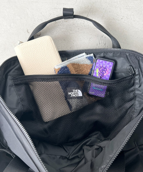 THE NORTH FACE(ザ・ノースフェイス)/2WAY 大容量 ショルダー ボストン トラベル ダッフルバッグ ロゴプリント/SP DUFFLE BAG M | IM1261040 | ブラック