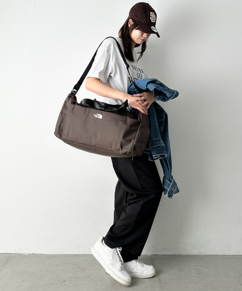 THE NORTH FACE(ザ・ノースフェイス)/2WAY 大容量 ショルダー ボストン トラベル ダッフルバッグ ロゴプリント/SP DUFFLE BAG M | IM1261040 | ブラウン