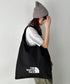 THE NORTH FACE(ザ・ノースフェイス)/A4 PC収納可能 ビッグサイズ トートバッグ コットン生地  ロゴプリント/TNF TRIG BAG | IM1261041 | ブラック
