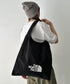 THE NORTH FACE(ザ・ノースフェイス)/A4 PC収納可能 ビッグサイズ トートバッグ コットン生地  ロゴプリント/TNF TRIG BAG | IM1261041 | ブラック