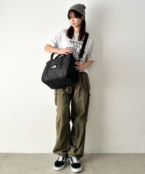 THE NORTH FACE(ザ・ノースフェイス)/大容量 2WAY ヘリテージ カーゴ ボストン ショルダーバッグ/HERITAGE CARGO_PLUS | IM1261042 | ブラック