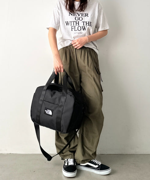 THE NORTH FACE(ザ・ノースフェイス)/大容量 2WAY ヘリテージ カーゴ ボストン ショルダーバッグ/HERITAGE CARGO_PLUS | IM1261042 | ブラック