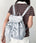 THE NORTH FACE(ザ・ノースフェイス)/軽量 シャーリング リボン メタルロゴ リュック バックパック/BONNEY SR BACKPACK MINI | IM1261047 | ライトグレー