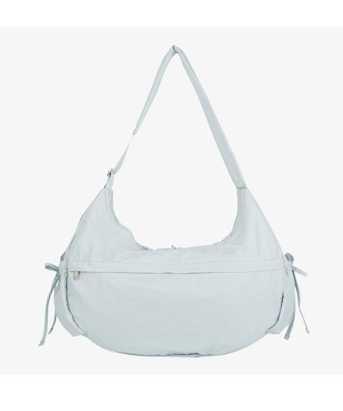 THE NORTH FACE(ザ・ノースフェイス)/軽量 大容量 シャーリング リボン ホーボーバッグ ショルダーバッグ/BONNEY SR CROSS BAG | IM1261049 | ライトグレー
