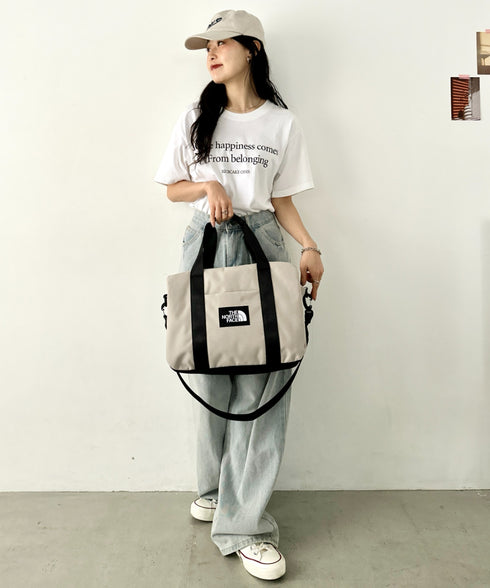 【国内未発売】THE NORTH FACE(ザ・ノースフェイス)/軽量 大容量 大きいサイズ トラベルバッグ ヘリテージカーゴバッグHERITAGE CARGO M_PLUS | IM1261052 | グレイッシュベージュ