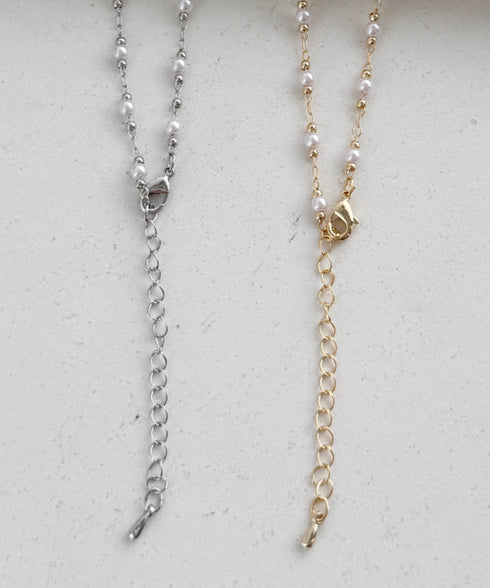 パールステーションネックレス | IS4265004 | シルバー