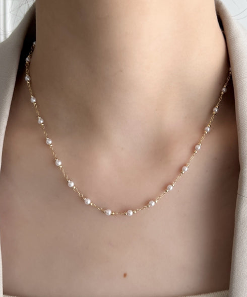 パールステーションネックレス | IS4265004 | ゴールド