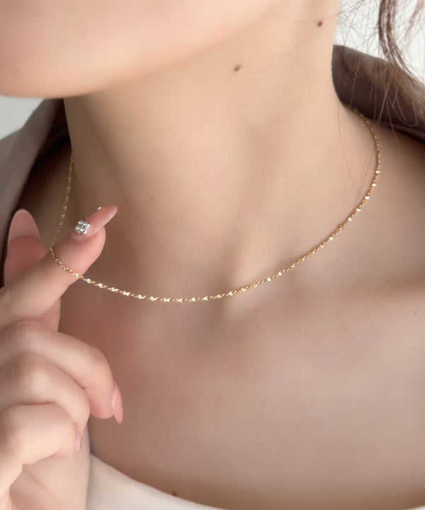 グリッターチェーンネックレス | IS4265005 | ゴールド
