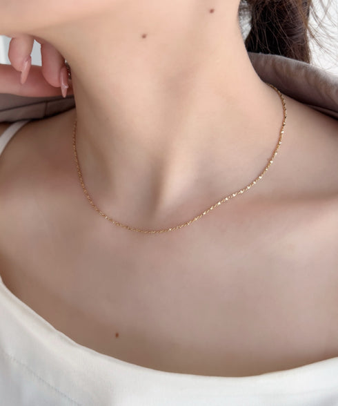 グリッターチェーンネックレス | IS4265005 | ゴールド