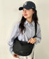 【】THE NORTH FACE(ザ・ノースフェイス)/軽量 ロゴプリント ホーボーバッグ ショルダーバッグ/URBAN HOBO BAG M | IM1262002 | ブラック
