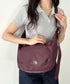 【】THE NORTH FACE(ザ・ノースフェイス)/軽量 ロゴプリント ホーボーバッグ ショルダーバッグ/URBAN HOBO BAG M | IM1262002 | ワインレッド