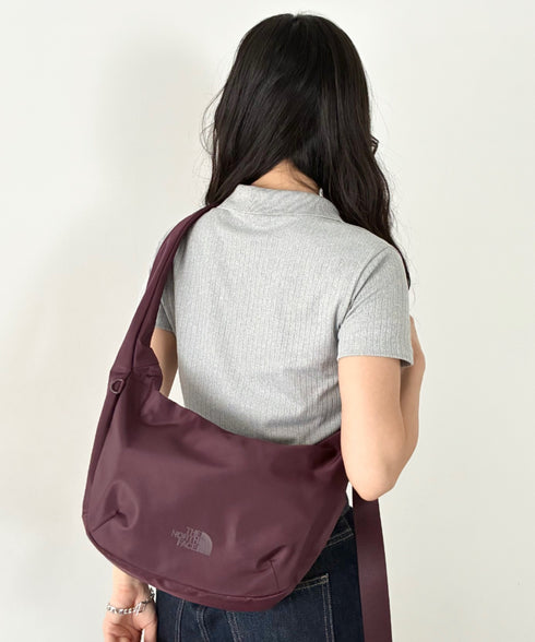 【】THE NORTH FACE(ザ・ノースフェイス)/軽量 ロゴプリント ホーボーバッグ ショルダーバッグ/URBAN HOBO BAG M | IM1262002 | ワインレッド