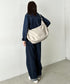 【】THE NORTH FACE(ザ・ノースフェイス)/軽量 大容量 ロゴプリント ホーボーバッグ ショルダーバッグ/URBAN HOBO BAG L | IM1262003 | グレイッシュベージュ