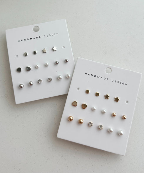 ミニモチーフ8セットピアス | IS4265035 | シルバー
