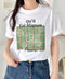チェックボックスロゴプリント半袖Tシャツ | SL2262007 | グリーン