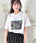 チェックボックスロゴプリント半袖Tシャツ | SL2262007 | ブラック