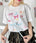 ファンシーリボンプリント半袖Tシャツ | SL2262008 | グレー