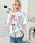 ファンシーリボンプリント半袖Tシャツ | SL2262008 | ホワイト