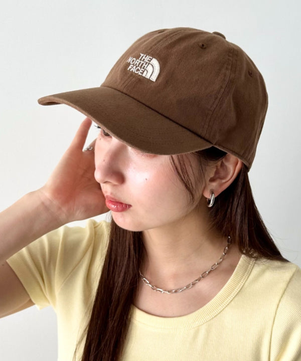 【】THE NORTH FACE(ザ・ノースフェイス)/コットン ワンポイント ロゴ刺繍 キャップ 帽子/TNF LOGO SOFT CAP | IM5262009 | ブラウン