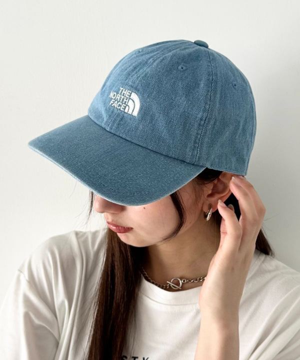【】THE NORTH FACE(ザ・ノースフェイス)/コットン ワンポイント ロゴ刺繍 キャップ 帽子/TNF LOGO SOFT CAP | IM5262009 | ブルー